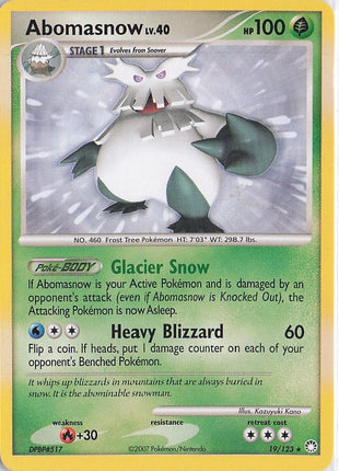 Abomasnow LV.40 19/123