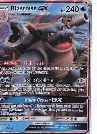 Blastoise GX 35/214