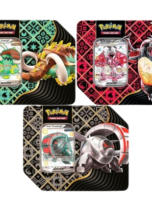 Pokemon - Paldean Fates 5 Booster Pack Tin