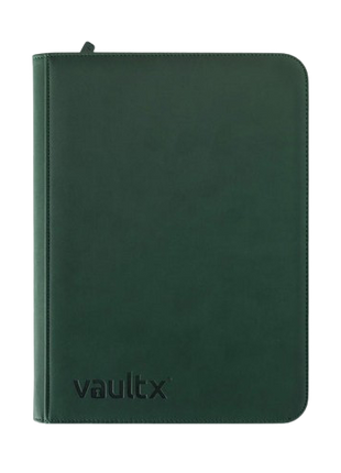 Vault X - Forest Green 9 Pocket Zip Binder
