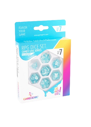 Gamegenic - Blueberry Candy-Like Series RPG Dice Set