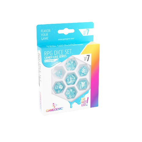 Gamegenic - Blueberry Candy-Like Series RPG Dice Set
