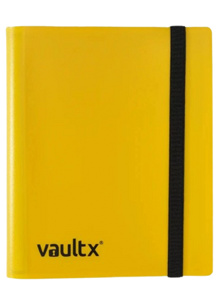 Vault X - Yellow 4 Pocket Strap Binder
