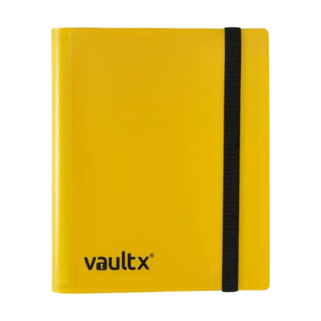 Vault X - Yellow 4 Pocket Strap Binder