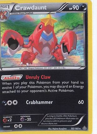 Crawdaunt 92/160 (H)