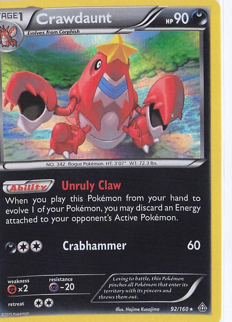 Crawdaunt 92/160 (H)