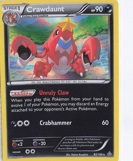 Crawdaunt 92/160 (H)