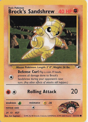 Brock’s Sandshrew 71/132