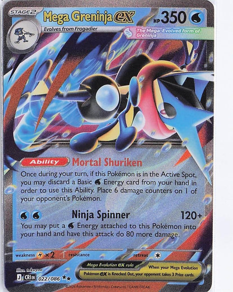 Mega Greninja ex 022/086