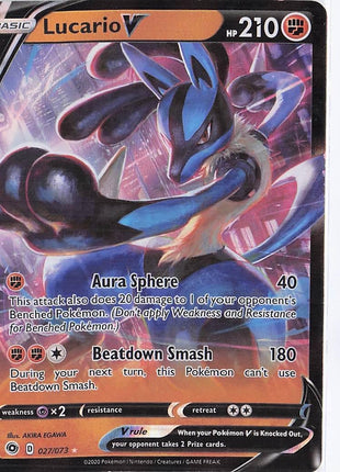 Lucario V 027/073