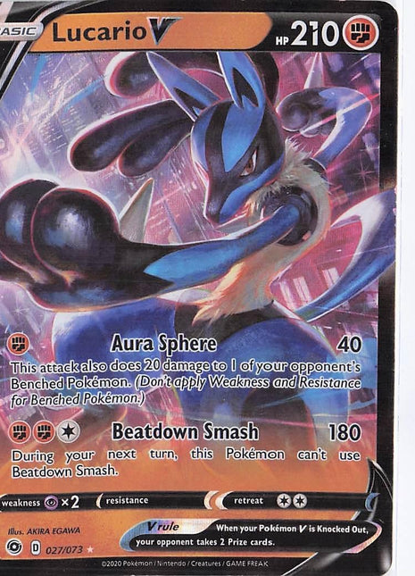 Lucario V 027/073