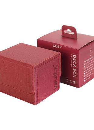 Vault X - Metallic Red 100+ Sideloading Deck Box