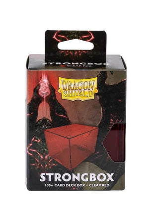 Dragon Shield - Clear Red 100+ Card Strongbox Deck Box