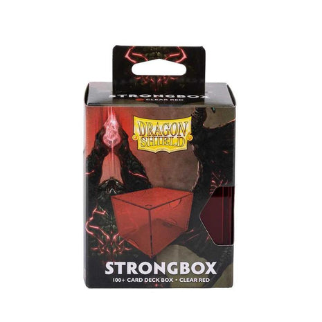 Dragon Shield - Clear Red 100+ Card Strongbox Deck Box