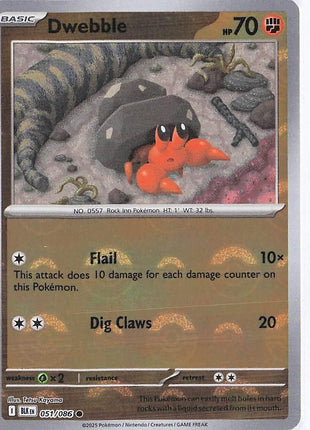 Dwebble 051/086 (Pokeball)