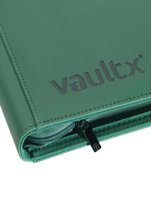 Vault X - Metallic Green 12 Pocket Zip Binder