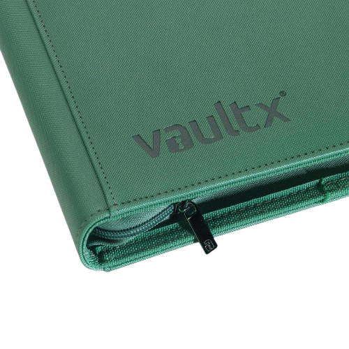 Vault X - Metallic Green 12 Pocket Zip Binder