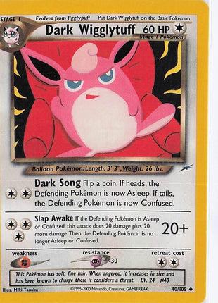 Dark Wigglytuff 40/105
