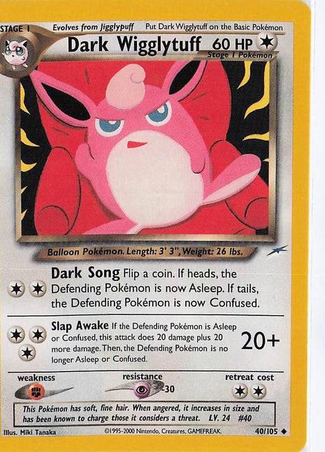 Dark Wigglytuff 40/105