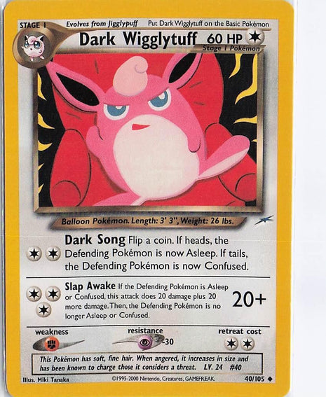 Dark Wigglytuff 40/105