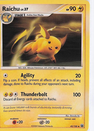 Raichu LV.37 45/100