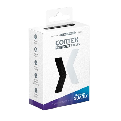 Ultimate Guard - Black Matte Cortex Sleeves Standard Size (100)