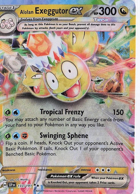 Alolan Exeggutor ex 133/191