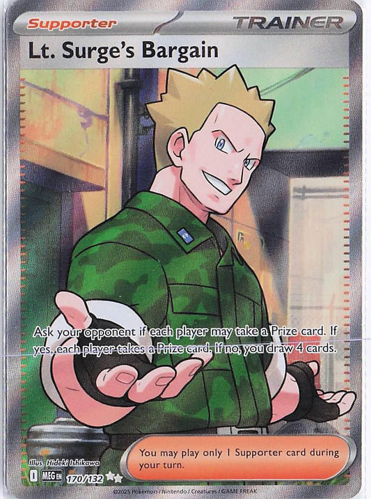 Lt. Surge’s Bargain 170/132