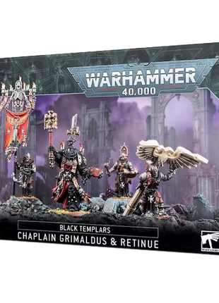 Warhammer 40k - Black Templars: Chaplain Grimaldus & Retinue