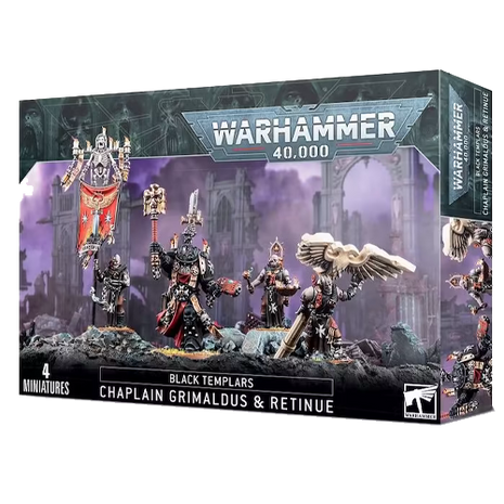 Warhammer 40k - Black Templars: Chaplain Grimaldus & Retinue