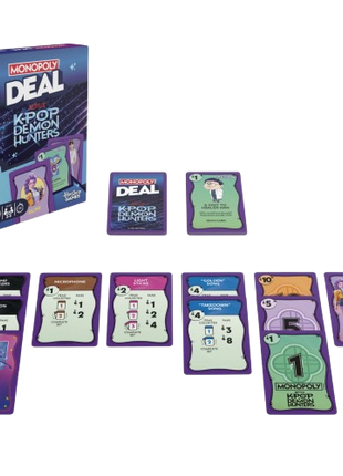 Monopoly Deal - K-Pop Demon Hunters Edition