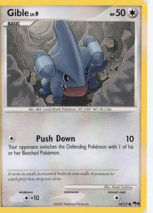 Gible LV.9 14/17