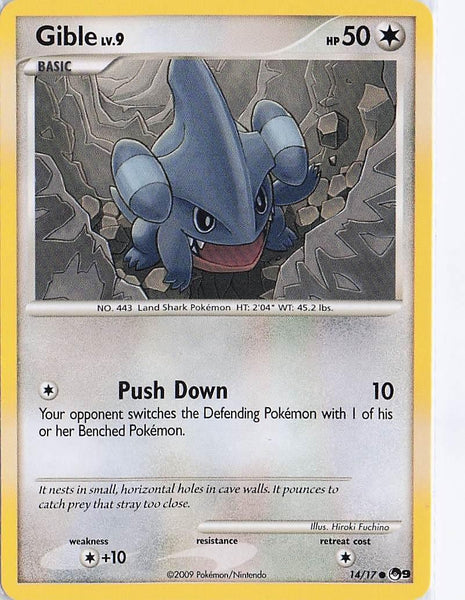 Gible LV.9 14/17