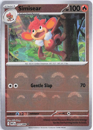 Simisear 015/086 (Pokeball Holo)