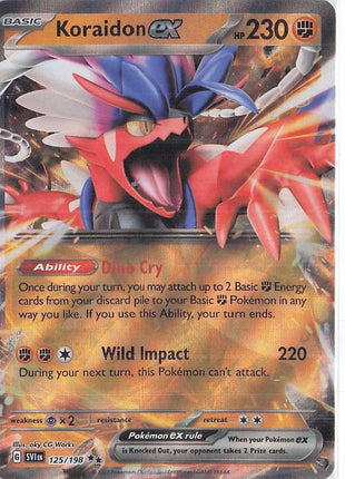 Koraidon ex 125/198