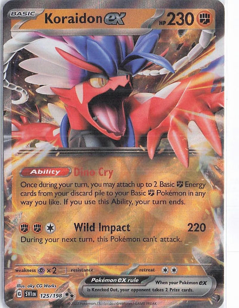 Koraidon ex 125/198