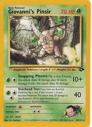 Giovanni’s Pinsir 24/132