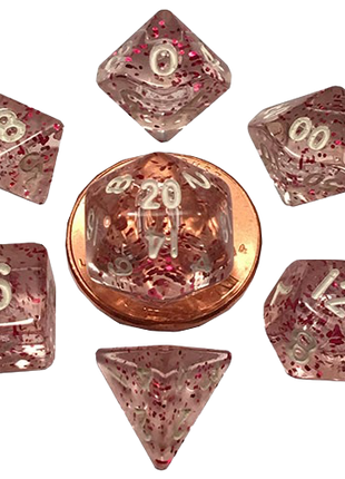 FanRoll - Ethereal Light Purple Mini Poly Dice Set