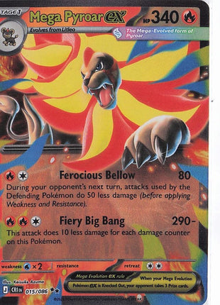 Mega Pyroar ex 015/086