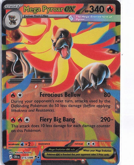 Mega Pyroar ex 015/086
