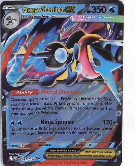 Mega Greninja ex 022/086