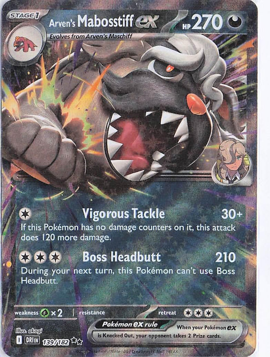 Arven’s Mabosstiff ex 139/182