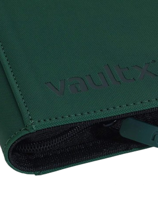 Vault X - Forest Green 4 Pocket Zip Binder