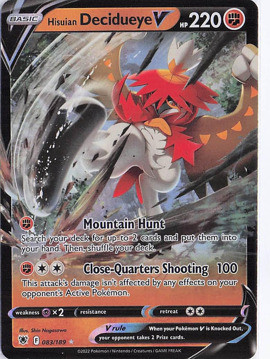 Hisuian Decidueye V 083/189