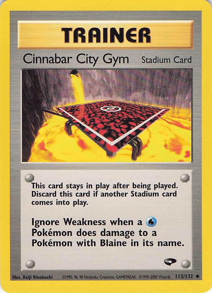 Cinnabar City Gym 113/132