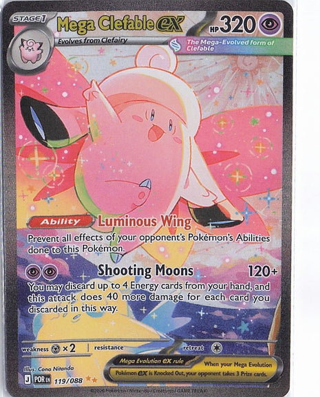 Mega Clefable ex 119/088