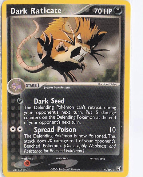 Dark Raticate 17/109