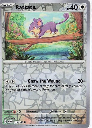 Rattata 019/165 (RH)