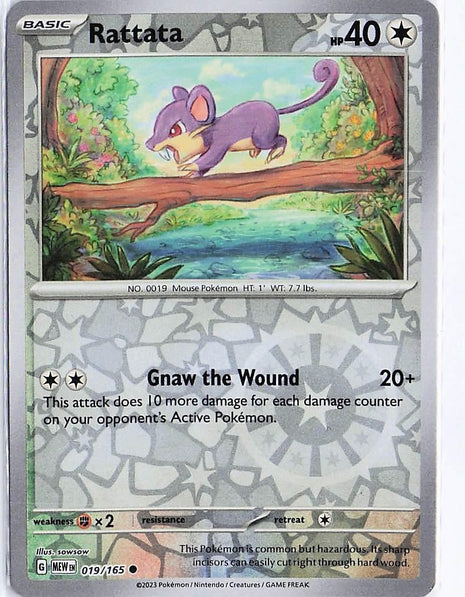 Rattata 019/165 (RH)