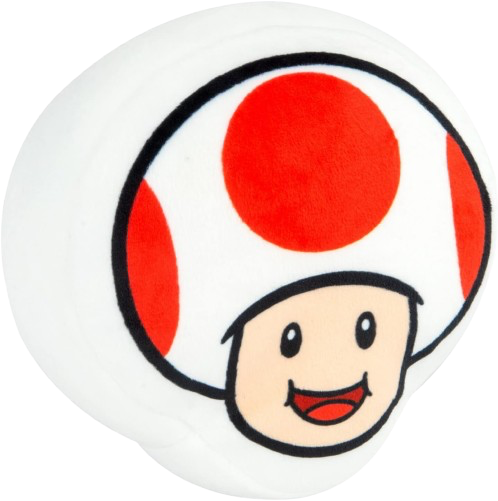 Super Mario - Club Mocchi Mocchi Toad Head Plush